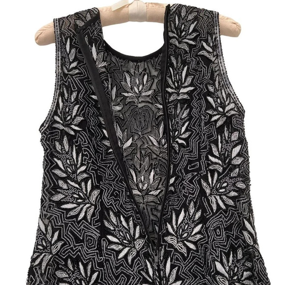 Beaded Silk Sleeveless Top - Picture 8 of 8